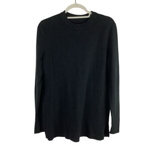 Lululemon Black Take It All In Cotton Blend Sweater